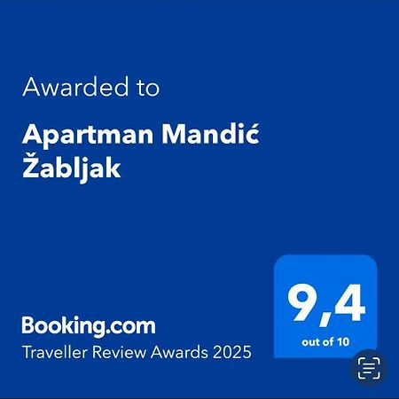 Apartman Mandic Zabljak Eksteriør billede